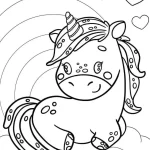 coloriage Licorne a imprimer