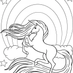 coloriage Licorne a telecharger
