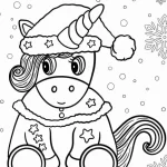 coloriage Licorne pour enfants à imprimer