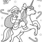 coloriage Licorne a telecharger