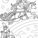 coloriage Licorne à imprimer pour enfant de 7 ans