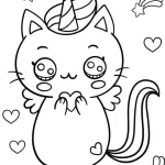 coloriage Licorne gratuit
