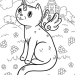 coloriage Licorne et dessin a imprimer