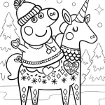 a imprimer coloriage Licorne gratuit