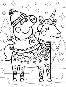 a imprimer coloriage Licorne gratuit