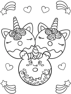 coloriage Licorne et dessins