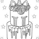 coloriage Licorne et decoupage