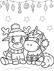 coloriage Licorne a imprimer