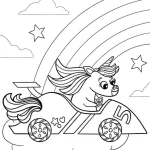 coloriage Licorne pour enfants à imprimer