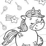 coloriage Licorne a dessiner en ligne