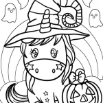 coloriage Licorne et apprentissage