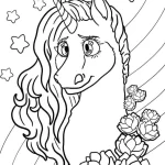 coloriage Licorne pour enfant de 3 ans