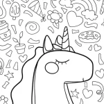 coloriage Licorne en ligne pour enfant