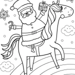 coloriage Licorne pour enfant de 5 ans