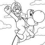 coloriage Luigi a dessiner et imprimer