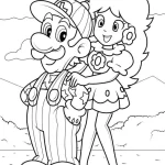 coloriage Luigi pour enfants