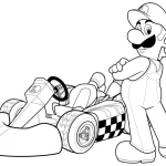 coloriage Luigi en ligne pour enfant