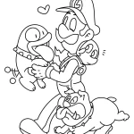 coloriage Luigi gratuit pour enfants