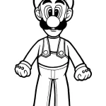 coloriage Luigi gratuit
