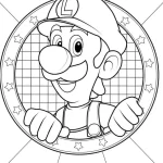 coloriage Luigi à imprimer pour enfant de 10 ans