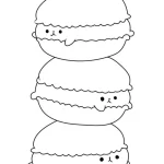 coloriage Macaron et dessins