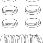 coloriage Macaron à imprimer pdf gratuit