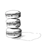 coloriage Macaron à imprimer pour enfant de 12 ans