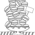 coloriage Macaron en ligne