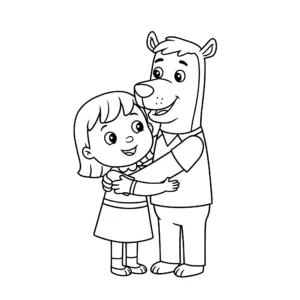 coloriage Maman (Chilli à imprimer pdf