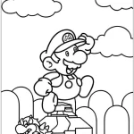 coloriage Mario gratuit pour enfants