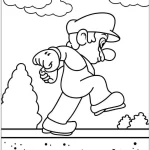 coloriage Mario à imprimer gratuitement