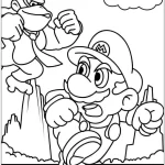coloriage Mario pour enfants