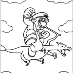 coloriage Mario pour enfants à imprimer