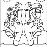 coloriage Mario gratuit a imprimer