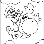 coloriage Mario a dessiner et imprimer