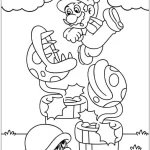 coloriage Mario pour enfant