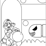 coloriage Mario à imprimer pour enfant de 12 ans