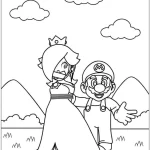 coloriage Mario pour enfant de 10 ans