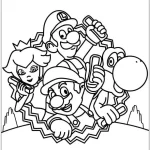coloriage Mario et dessins