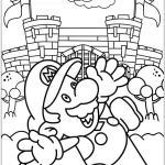 coloriage Mario pour enfants a imprimer gratuit