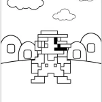 coloriage Mario gratuit