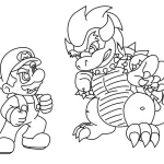coloriage Mario à imprimer gratuitement