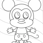 coloriage Mickey Mouse à imprimer pour enfants