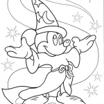 coloriage Mickey Mouse pour enfant à imprimer