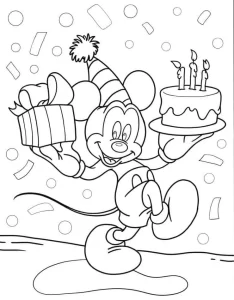 coloriage Mickey Mouse d