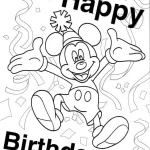 coloriage Mickey Mouse gratuit