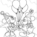 coloriage Mickey Mouse et decoupage a imprimer gratuit