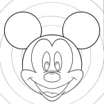 coloriage Mickey Mouse educatif pour enfant