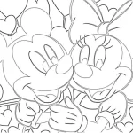 coloriage Mickey Mouse pour enfant de 4 ans