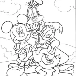 coloriage Mickey Mouse à imprimer pdf